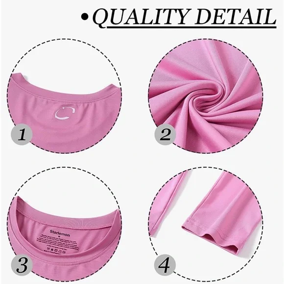 Women’s Starlemon Sun Protection Quick Dry Top Pink XS - Picture 8 of 9